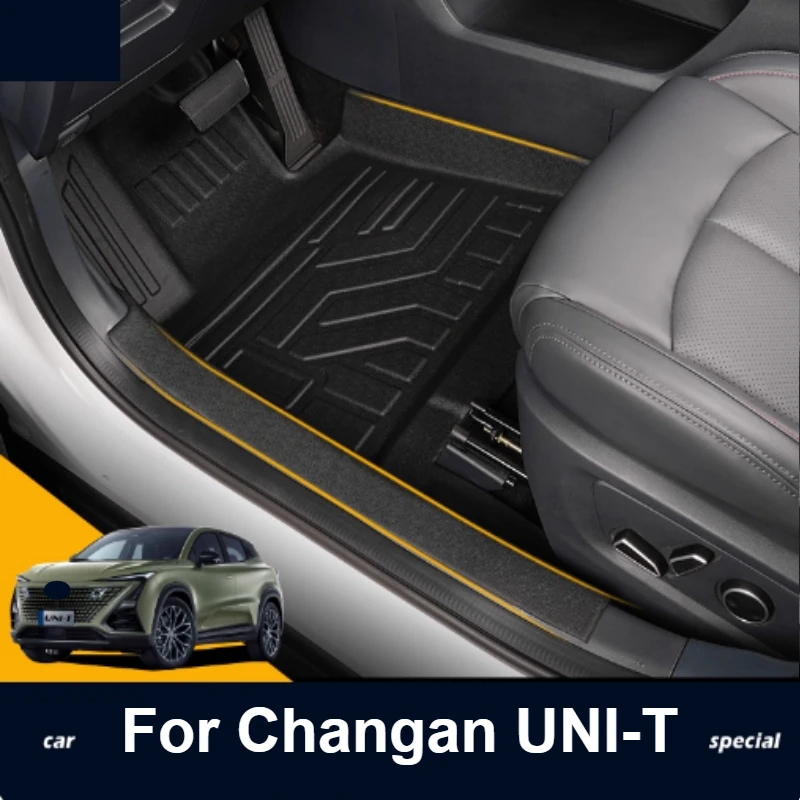 

For Changan UNI-T 2020-2023 Car Interior Protection Full Surround Carpet Threshold TPE Car Floor Mat Accessories