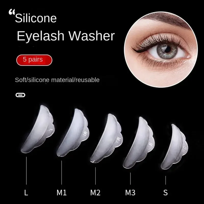 Silicone Eyelash Perming Pads Eyelash Extension Lamination Pad Eyelash Shims Reusable Lash Lifting Pads Women Makeup Tool