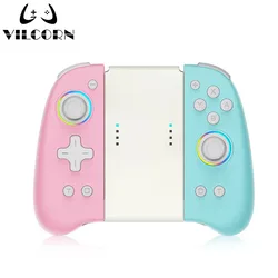 Wireless Joypad Controller L/R For Nintend Switch / OLED Lite Automatic Wake-up Gamepad Joysticks Con Crossing Six-axis