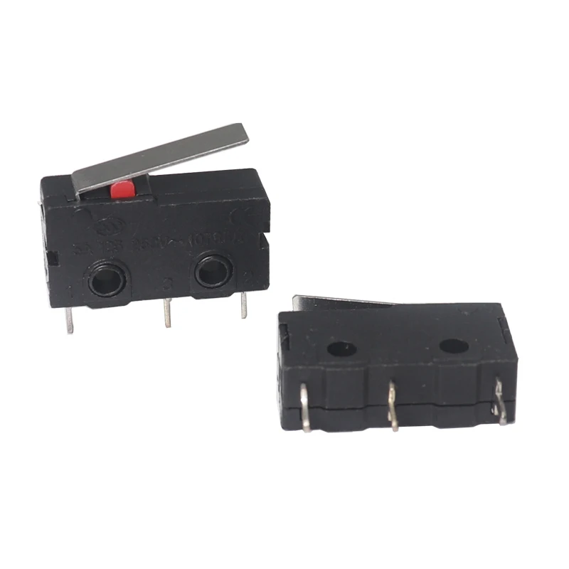 【10-5PCS】Micro Switch 3Pin NO/NC Mini Limit Switch 5A 250VAC KW11-3Z Roller Arc lever Snap Action Push Micro switches