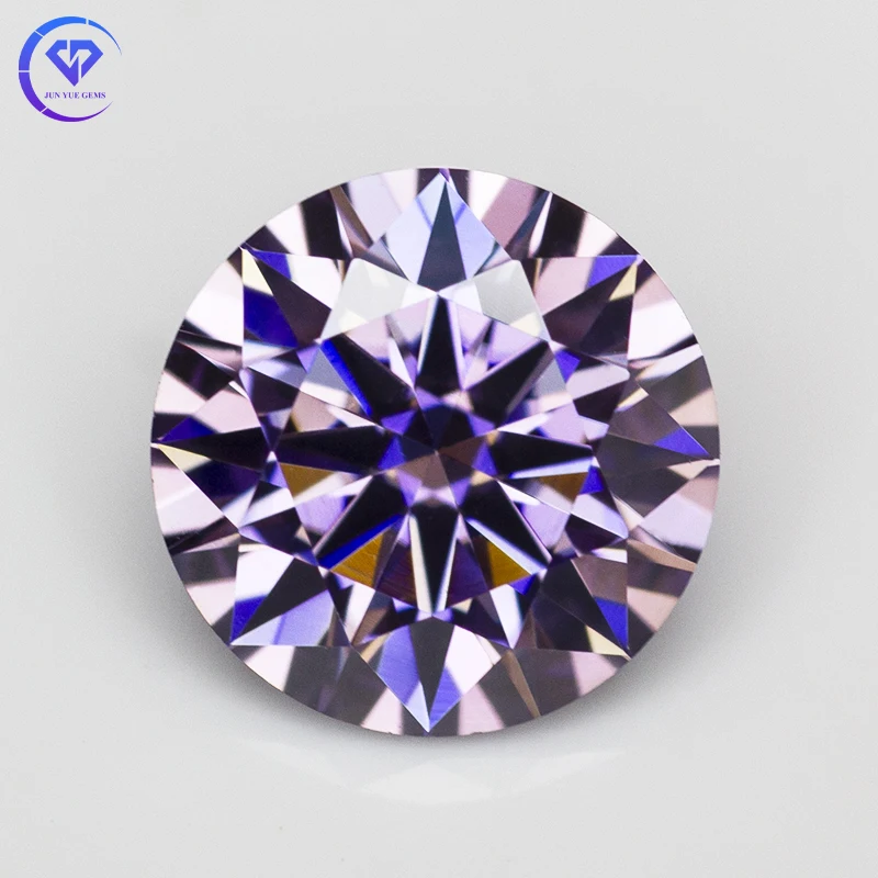 New Puple Color Moissanite Stones with Certificate VVS1 6.5mm 1.0ct Positive Pass Diamond Tester with GRA