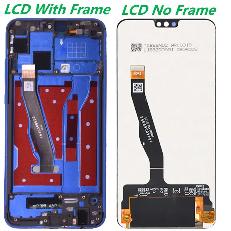 6.5'' Original LCD For Huawei Honor 8X LCD Display With Frame Honor 8X JSN-L22 Touch Screen Digitizer Assembly Replacement