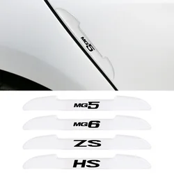 Car Door Anti-collision Protector Bar Rearew View Mirror Stickers Auto Accessories For MG ZS HS GT HECTOR MG3 MG5 MG6 MG7