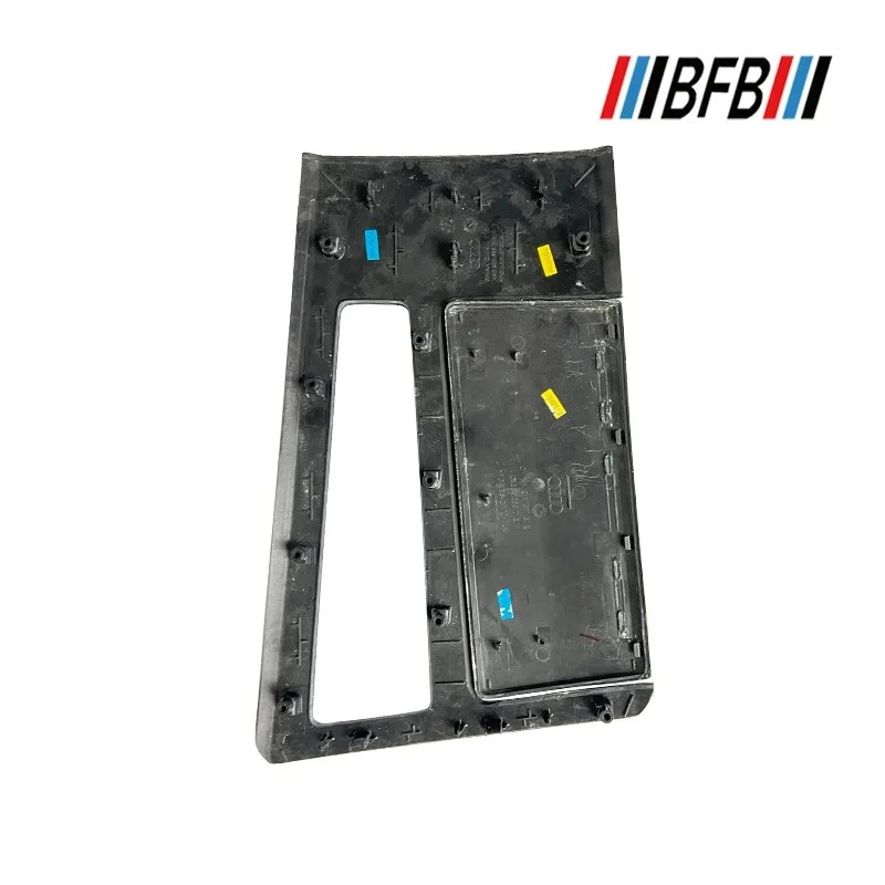 아우디 A6L A7 A7L 리얼 드라이 카본 파이버 2019-2023 인테리어 교체 중앙 제어 기어 패널 개조 액세서리