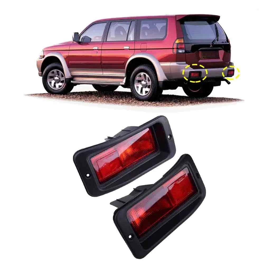 

1 Piece Rear Bumper Lamp with Bulb for Pajero Sport K90 MR465017 Back Fog Lamp for Montero Sport Rear Lights for Nativa L or R