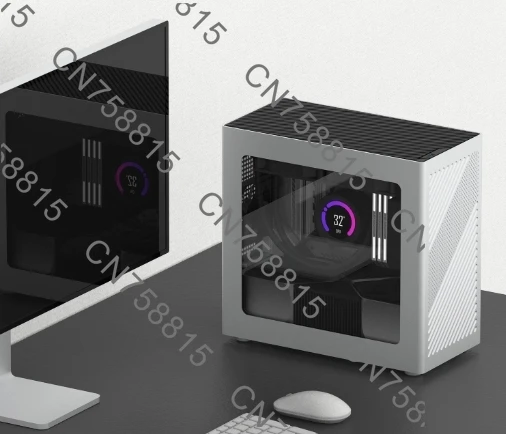 

Shell Directly Inserted Into Water-cooled ITX Computer Case New COOJ Z18 Side Transparent MATX Aluminum Alloy Integrated Molding