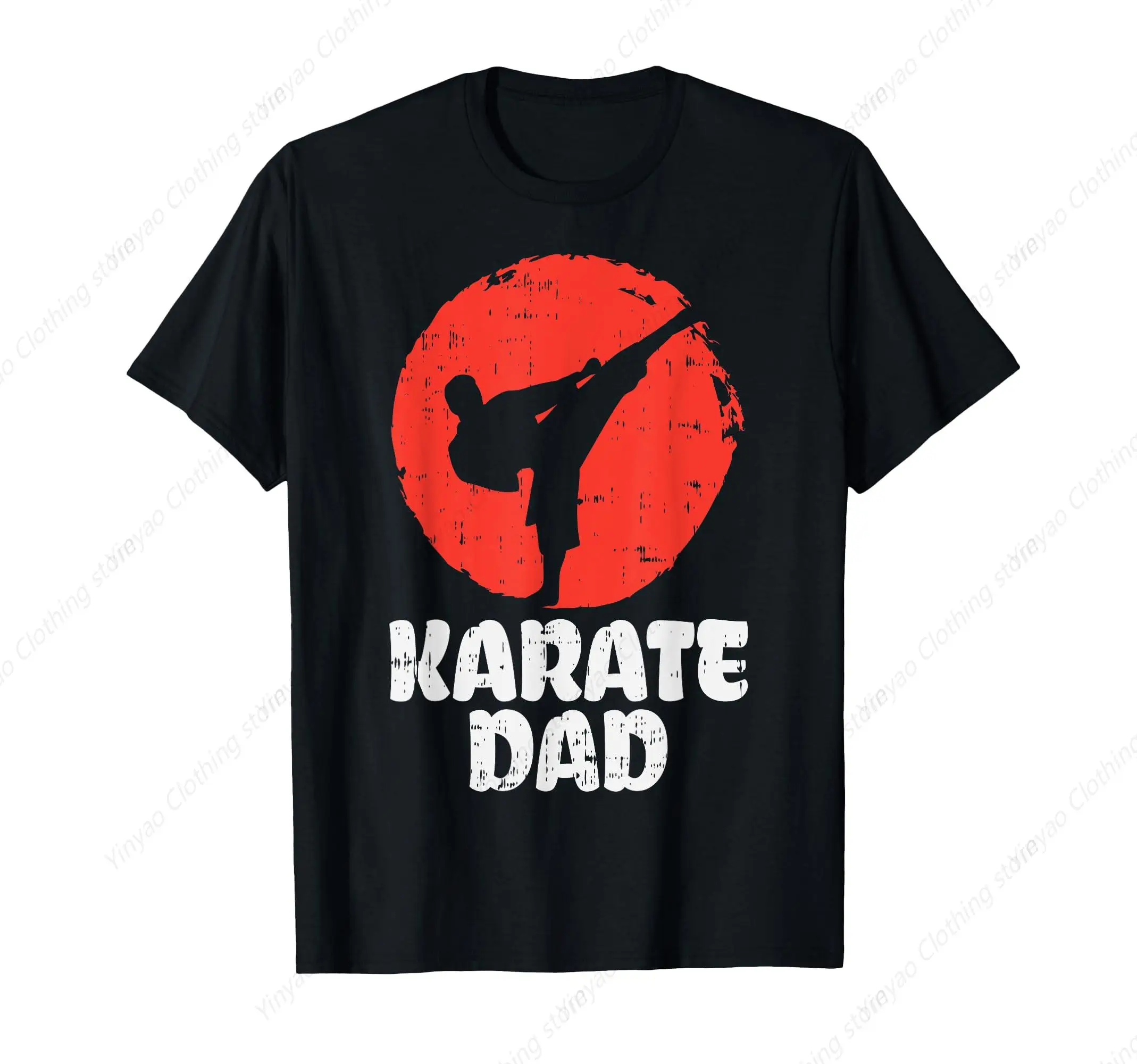 

Karate Warrior Japanese Martial Arts Men's and Women's T-shirt Fashion Father's Day Dad Gift Men's Clothing Cotton Men's Shirt