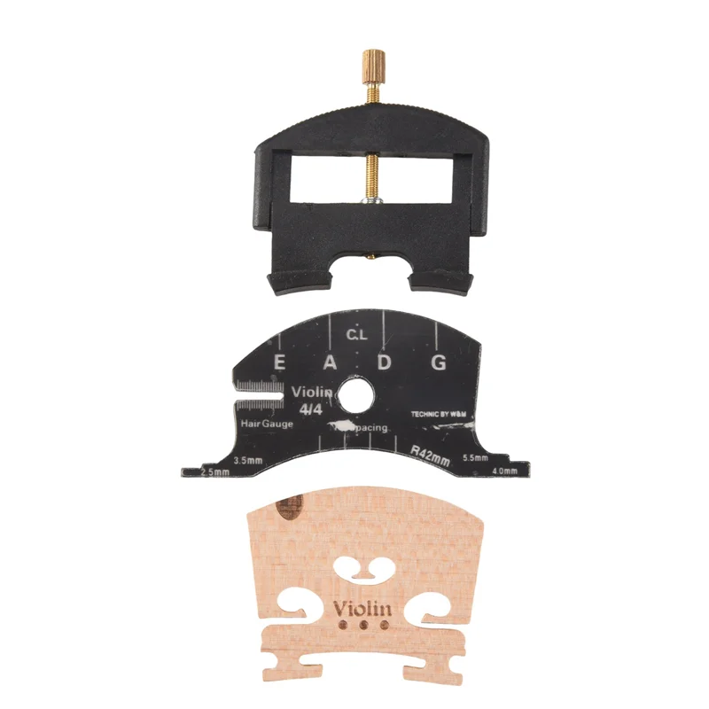 ABXY 4/4 Violin String Lifter Change Violin Bridge Tools Violin Bridges Template Durable Violin Accessories