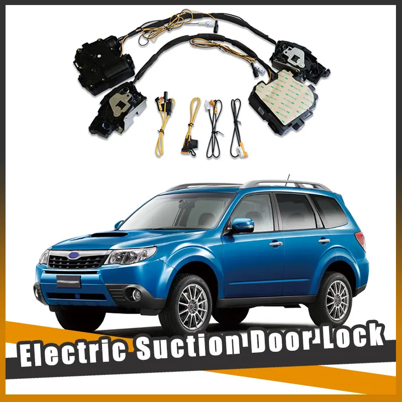 For Subaru Forester 2013+ Electric suction door Automobile refitted automatic locks Car accessories Intelligence Suction door