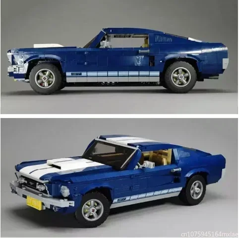 1471PCS  Ford Mustangs Sports Racing Car Model Building Blocks Compatible 10265 21047 Bricks DIY Toys For Boys birthday Gifts