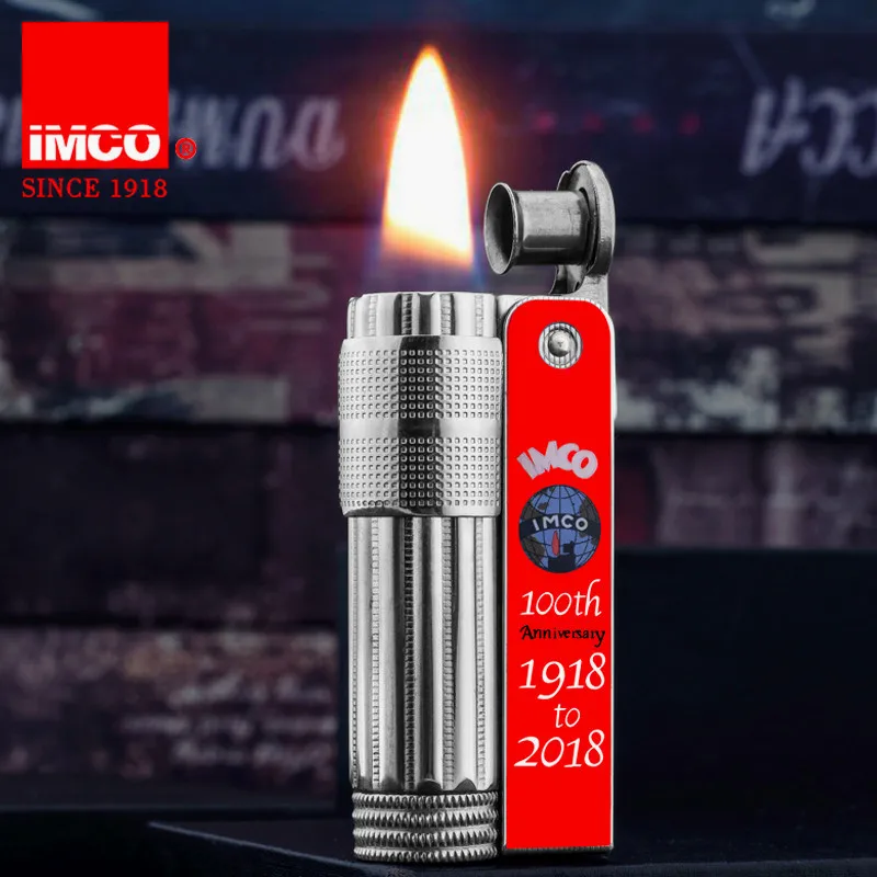 Limited Semi-automatic IMCO, Century-old Commemorative Kerosine Lighter, Metal Ancient Windscreen Fan for Gifts for Men