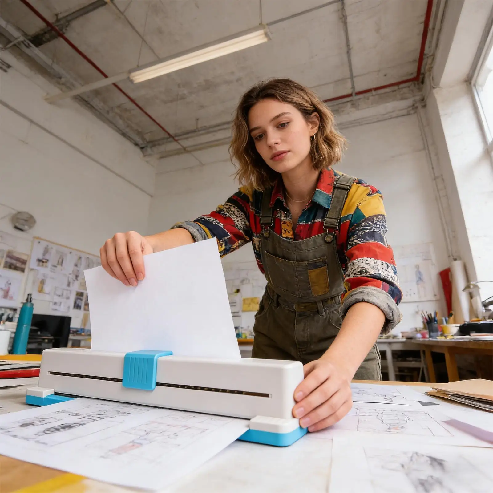 paper-puncher-machine-30-hole-crafting-tool-circle-loose-leaves-puncher-for-notebook-scrapbook-students-girls-teens-women-school