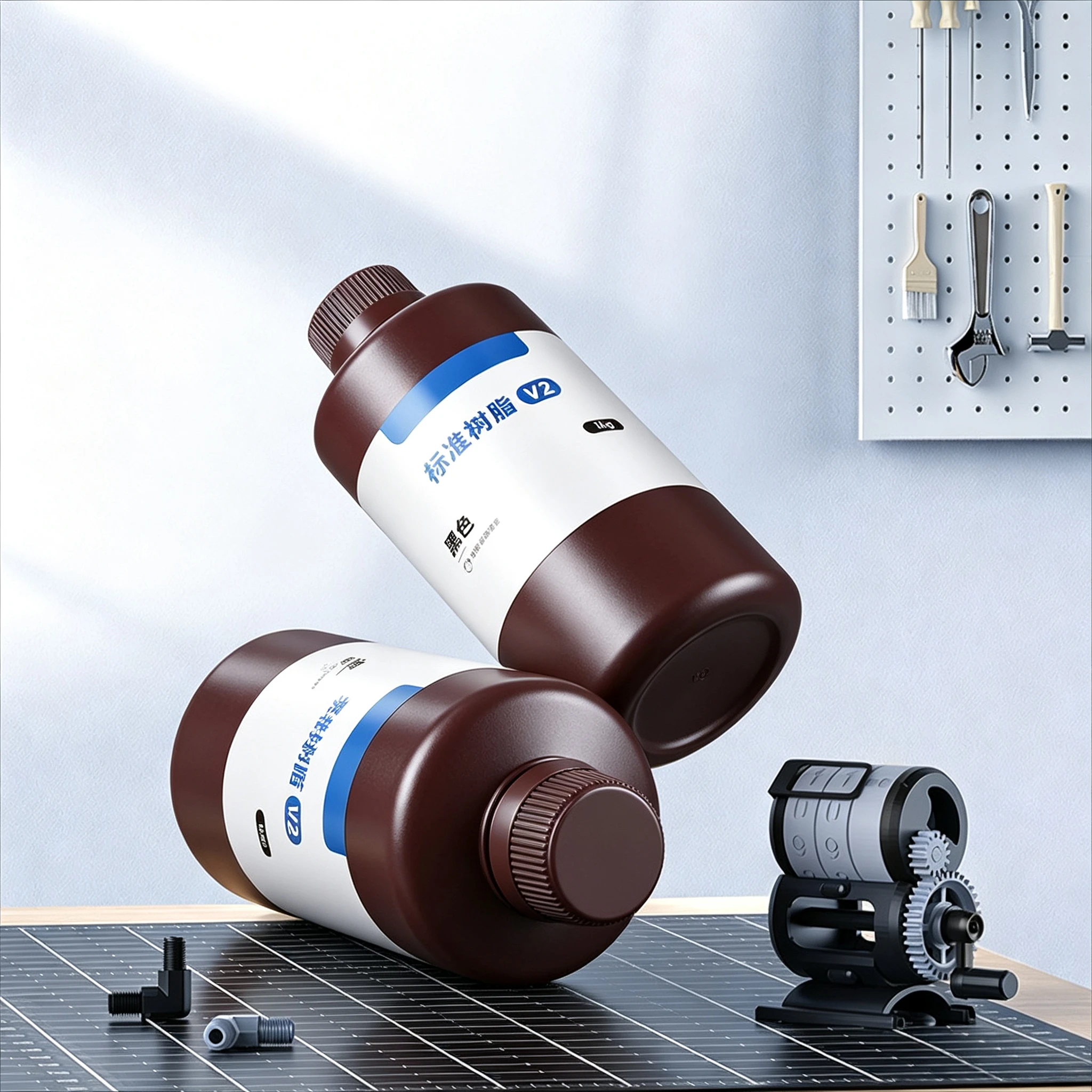 1KG General UV‑Curing Photopolymer Resin Low‑Shrink High‑Precision LCD 3D Printing Molding Consumable