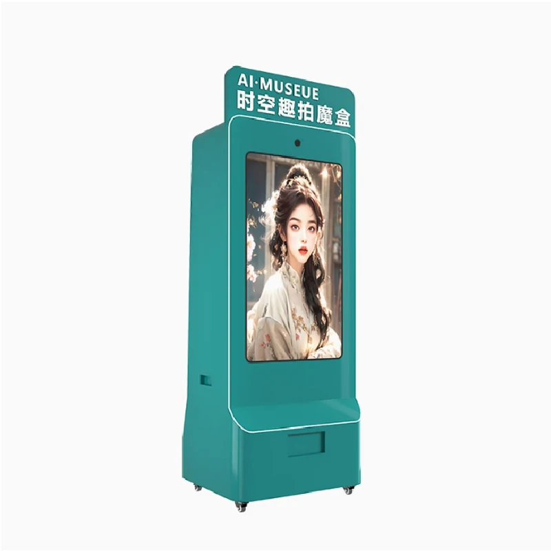 Shape-Shifting AI Photobooth Hardware: Outfit Changes, Background Replacement, Auto-Capture & Printing