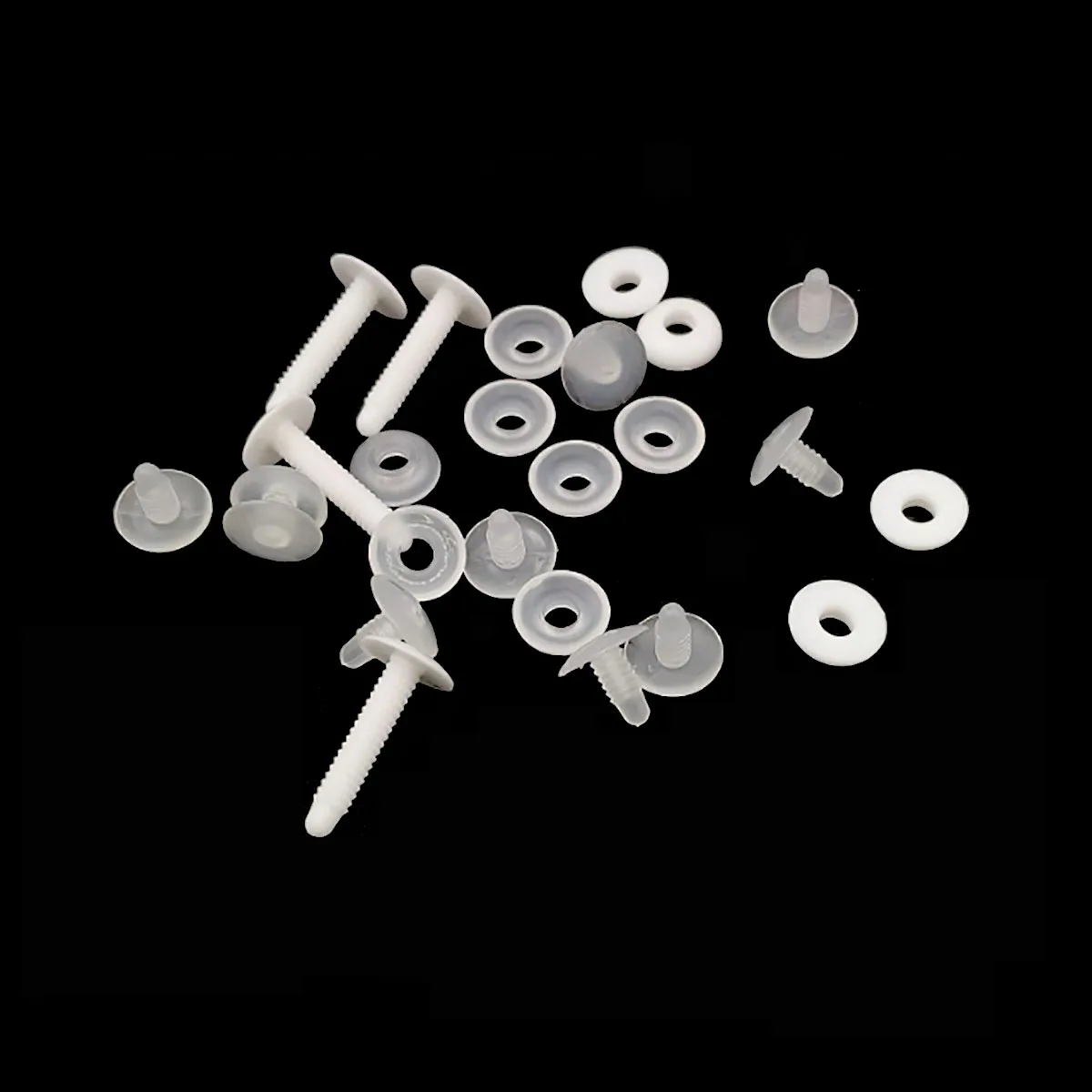 Plastic Fastening Buckle Alphabet Rivet Stationery Snap Fastener, Inner Hole 5mm Fixing Thickness 20mm