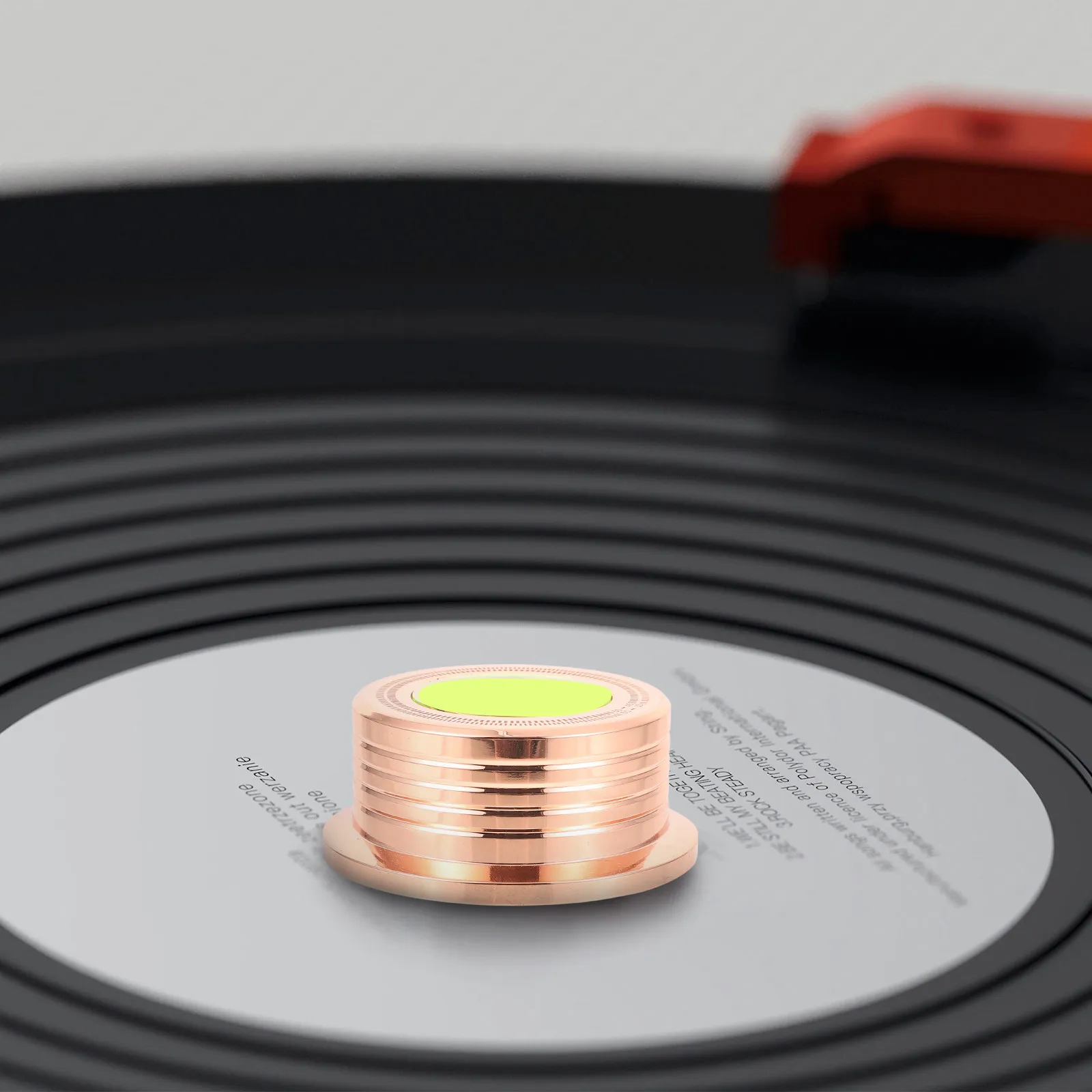 1Pcs Aluminum Alloy Record Weight Stabilizer Metal Disc Stabilizer Anti Vibration Turntable Leveling Record Player Accessories