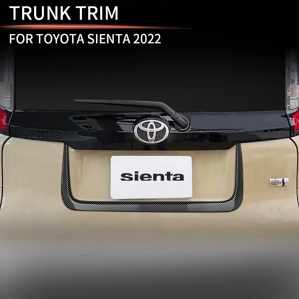 

Для Toyota Sienta XP210 2022 2023, автомобильные аксессуары, декоративная полоса багажника, литье, гарнир