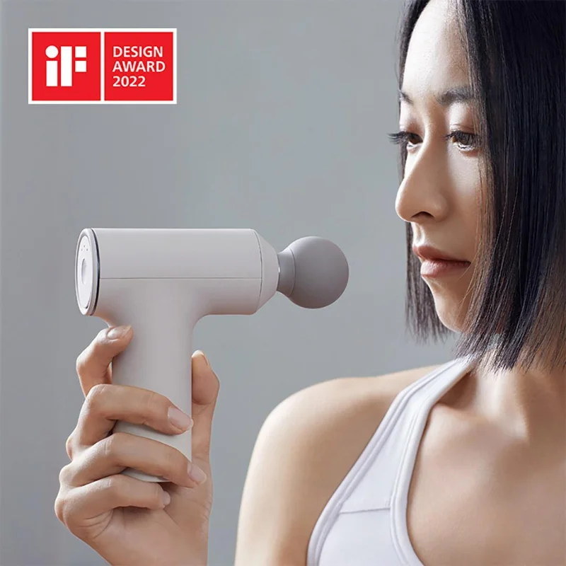 Xiaomi-Mini pistola de masaje Mijia Original, masajeador eléctrico portátil para Fascia muscular, vibradores de masaje para Fitness