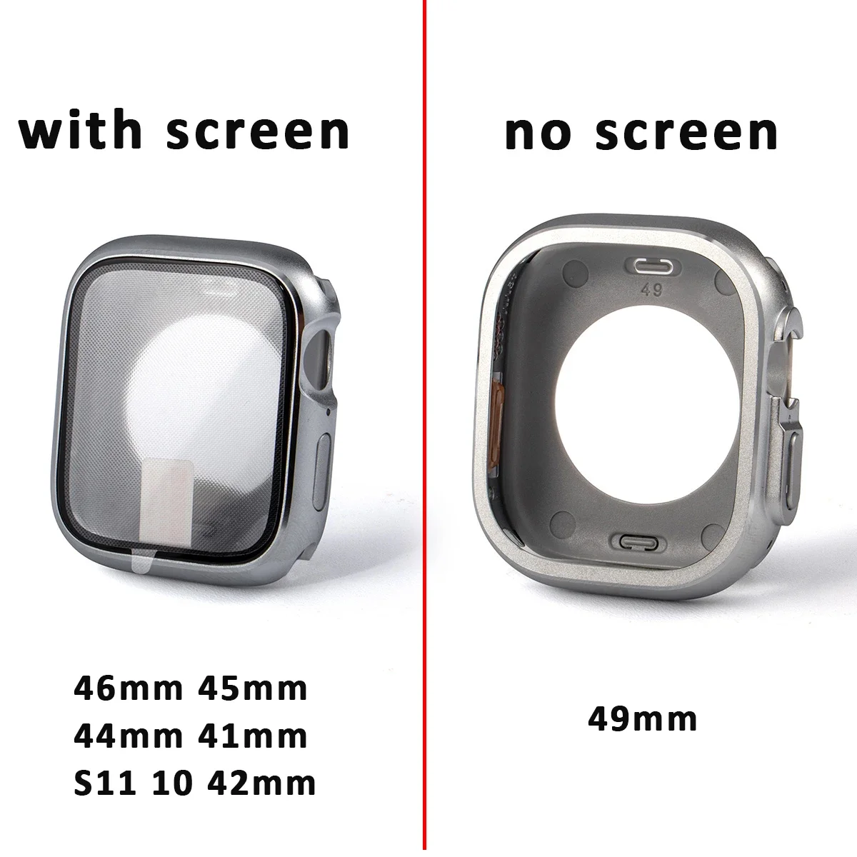 Metal Waterproof Case for Apple Watch Ultra 3 2 49mm Series 11 10 46mm 42mm 9 8 7 45mm 41mm 44mm 40mm Zinc Alloy Protector Cover