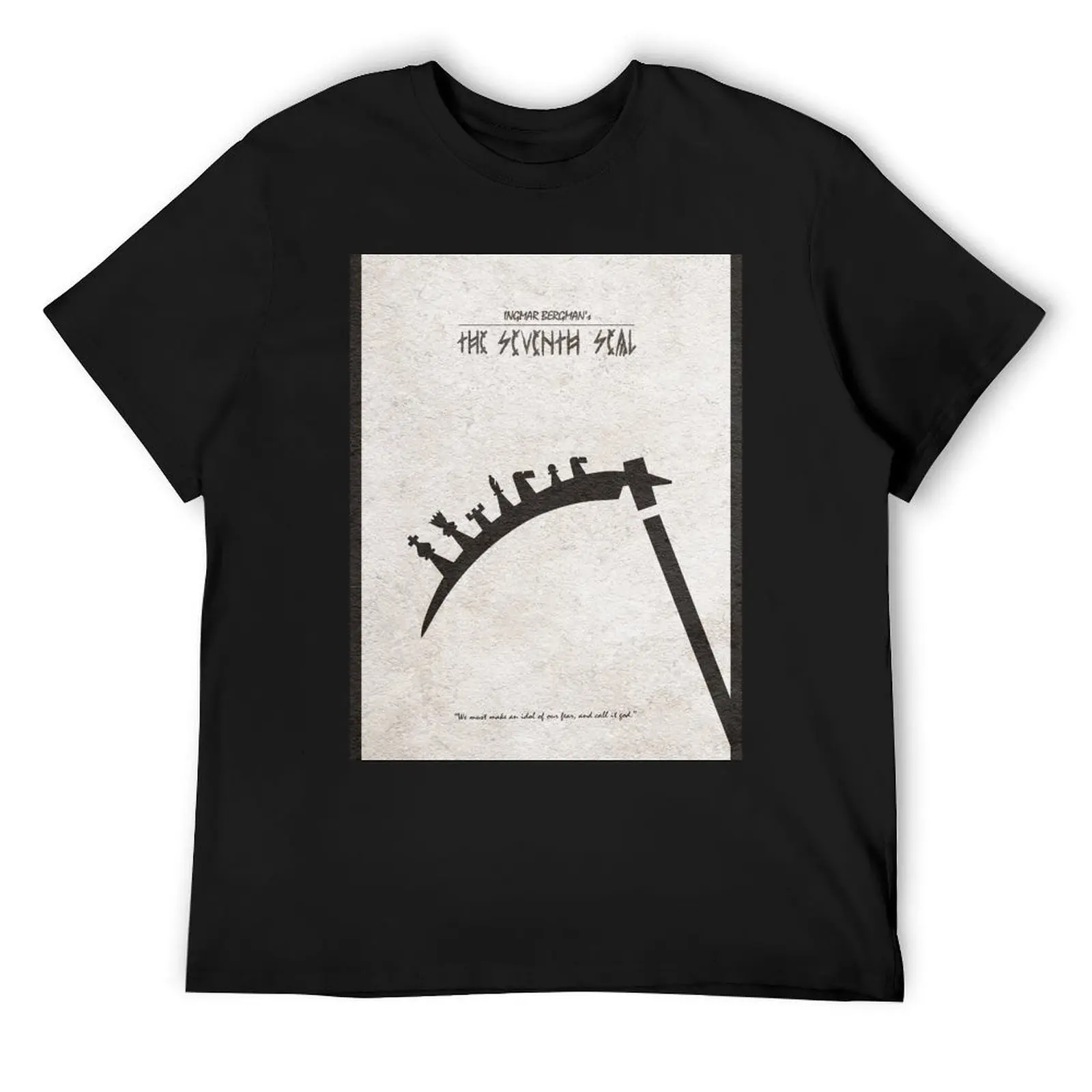 The Seventh Seal aka Det Sjunde Inseglet T-Shirt graphic shirts anime clothes big and tall t shirts for men