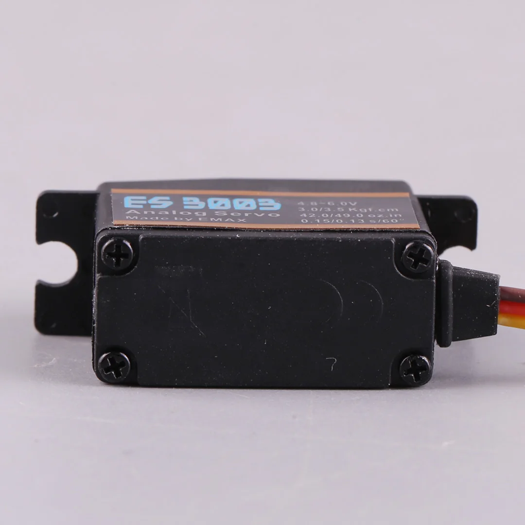 EMAX ES3003 17g 4.8V-6.0V Metal Gear Analog Servo Compatible With Futaba JR For RC Fixed Wing Airplane Helicopter Accessories
