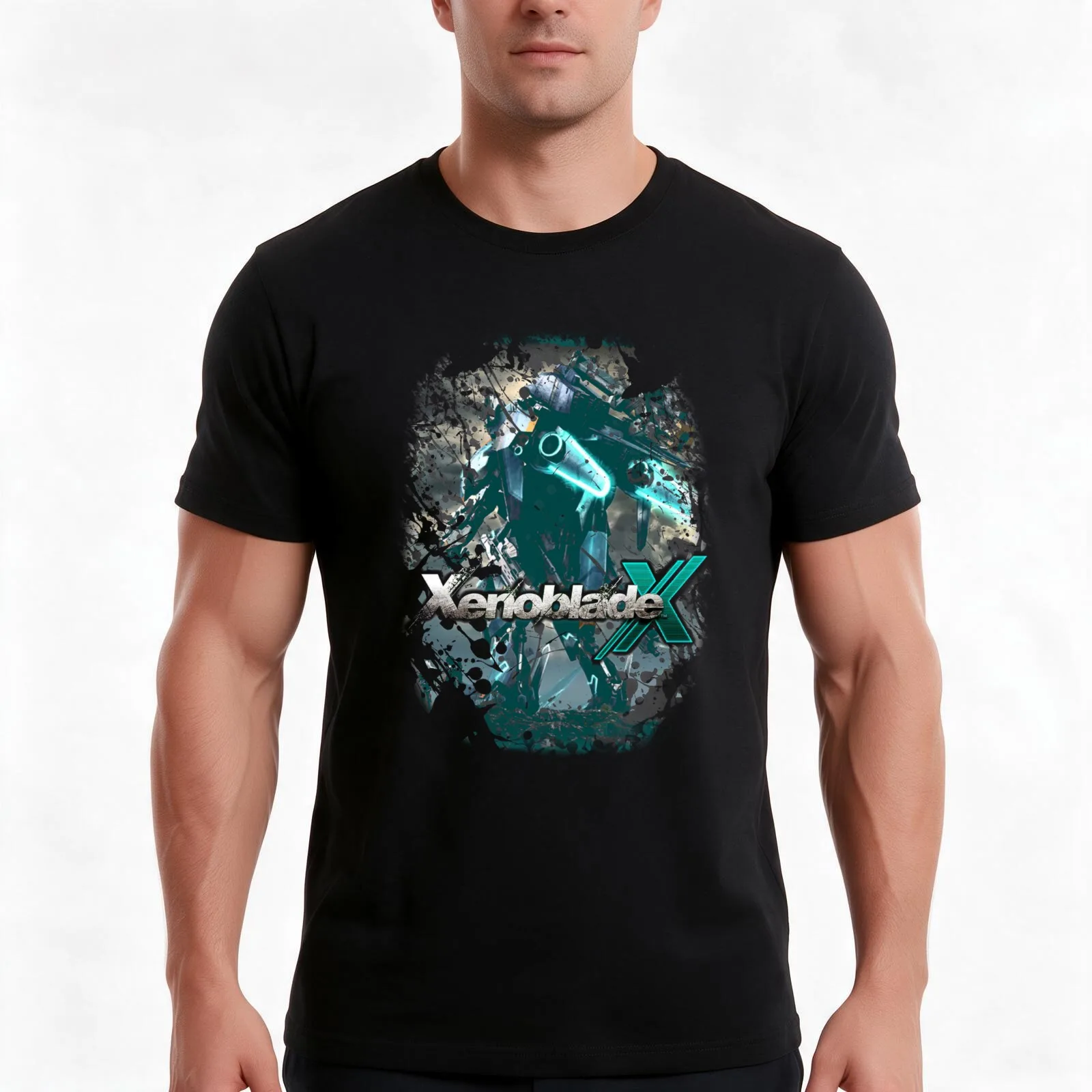 Xenoblade Chronicles X T-Shirt Summer Casual Cotton Tee Oversized Streetwear Tops Vintage Graphic Print Unisex Men Women
