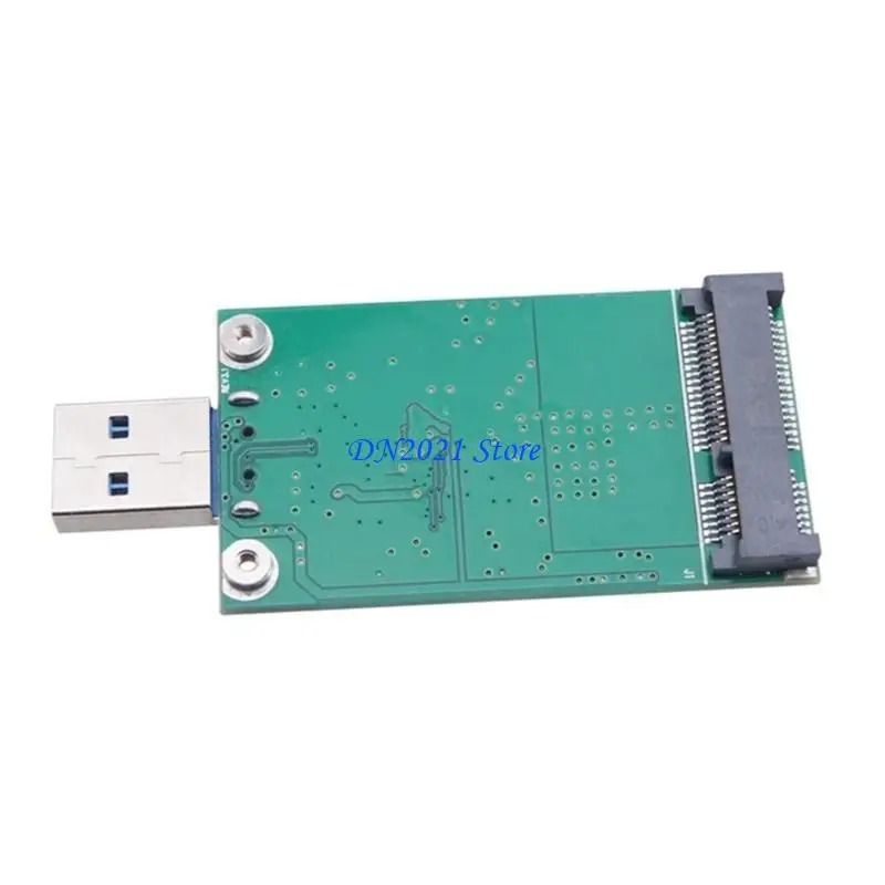 F3KE Compactly mSATA Adapter mSATA to USB Adapter for Effortless Plugs and Play External Storage Widely Compatibility