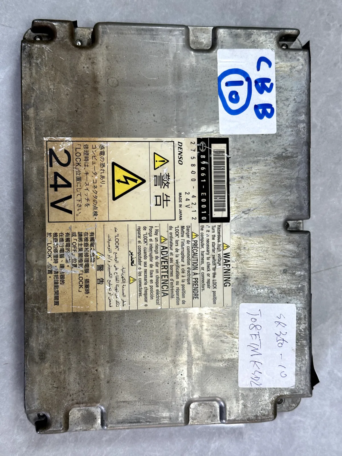 

Подходит для японского экскаватора KOBELCO SK350-10 J08E J08E-TM, двигателя ECU ECM Б/У