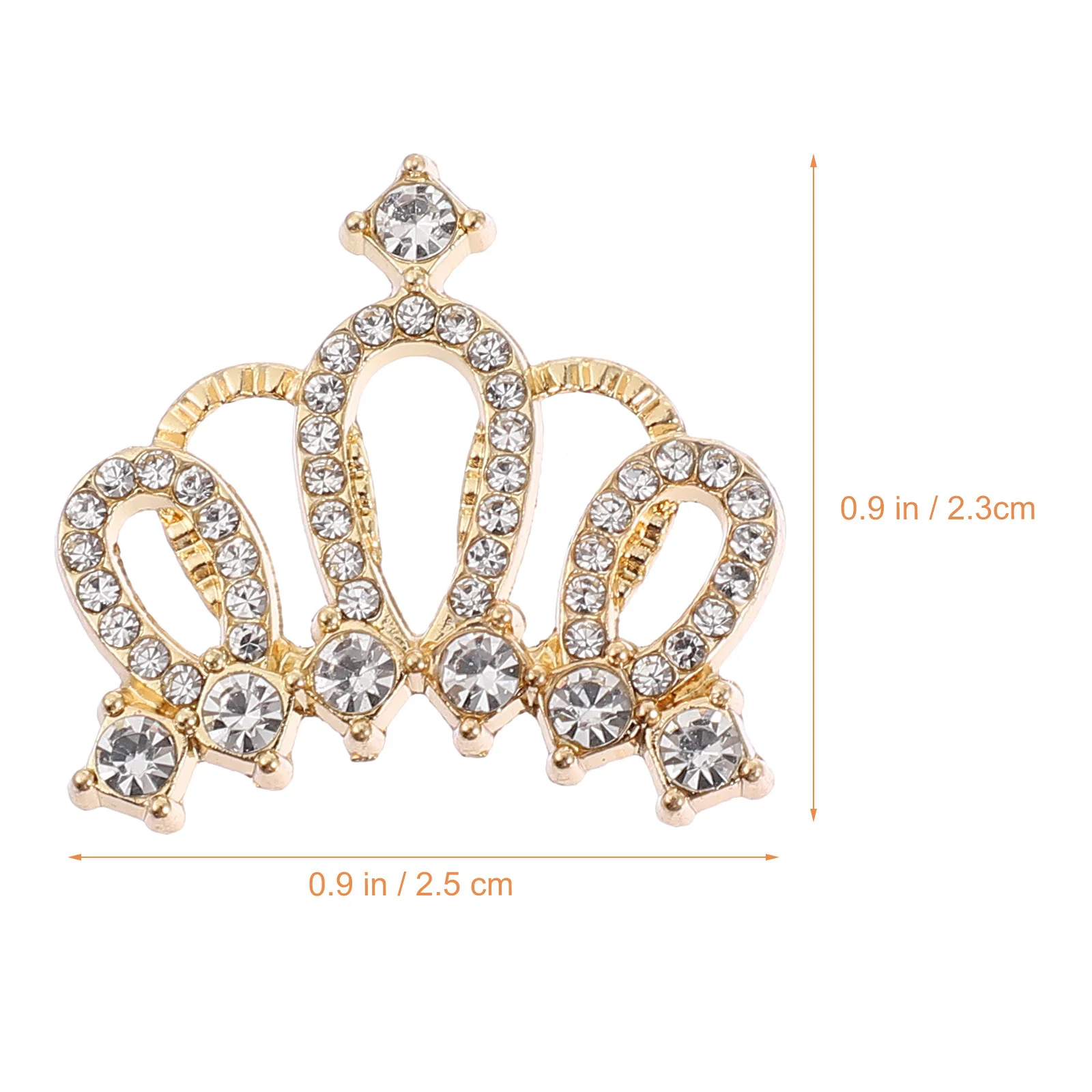 10 قطعة إكسسوارات شعر التاج المواد سبيكة كريستال الزينة DIY بها بنفسك الحرف لوازم المجوهرات فستان الملابس ديكور