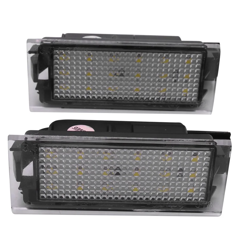 

2Pcs Car LED Number License Plate Light For Renault Megane 2 Clio Laguna 2 Megane 3 Twingo Master Vel Satis