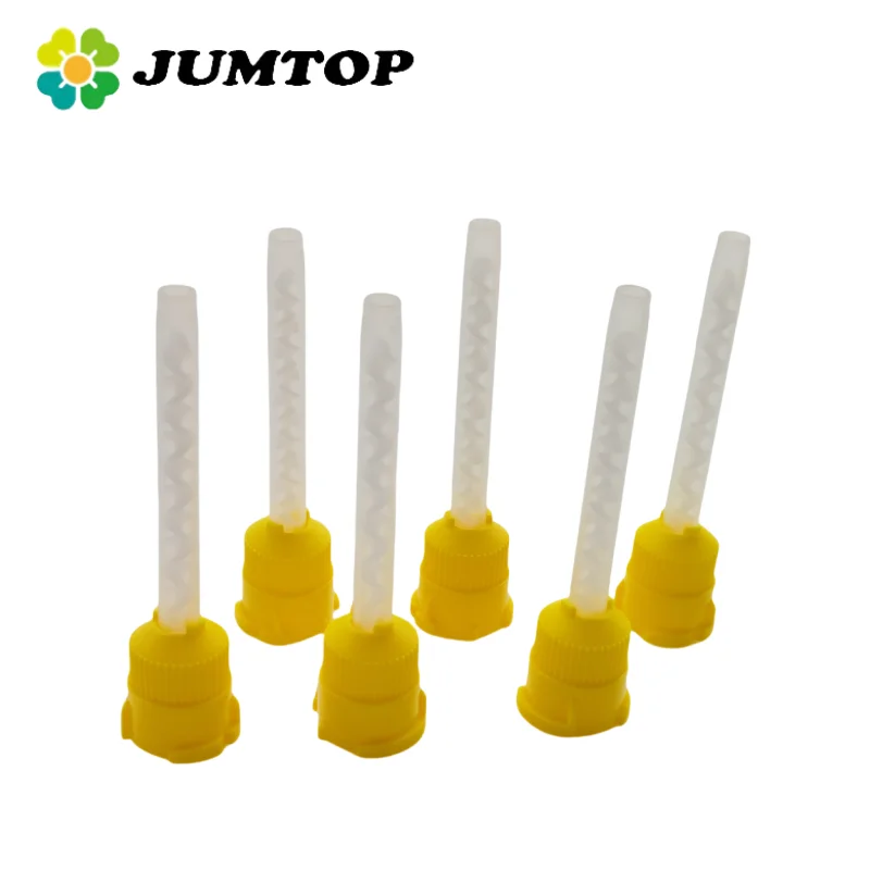 

JUMTOP 50Pcs Dental Mixing Tips Tubes Impression Materials Silicone Rubber Conveying Dentistry Lab Tools