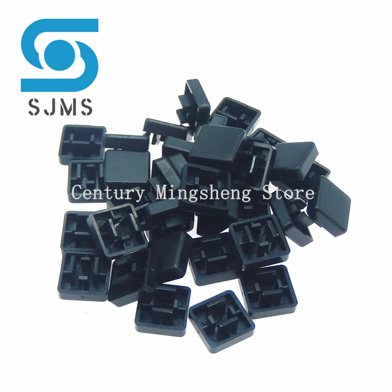 100PCS A14 10x10x5.6mm Long feet Button Cap Hat Key Caps Adaptable For 12*12*7.3mm Square Head Touch Switch