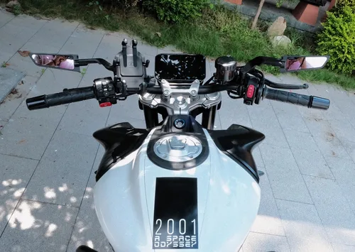 Imagen 2 del producto Espejos Retrovisores para Motocicleta NK 450NK 650NK 675NK 800NK, Kits de Espejos Stealth Winglets, Espejos Ajustables, Espejos Laterales para Moto