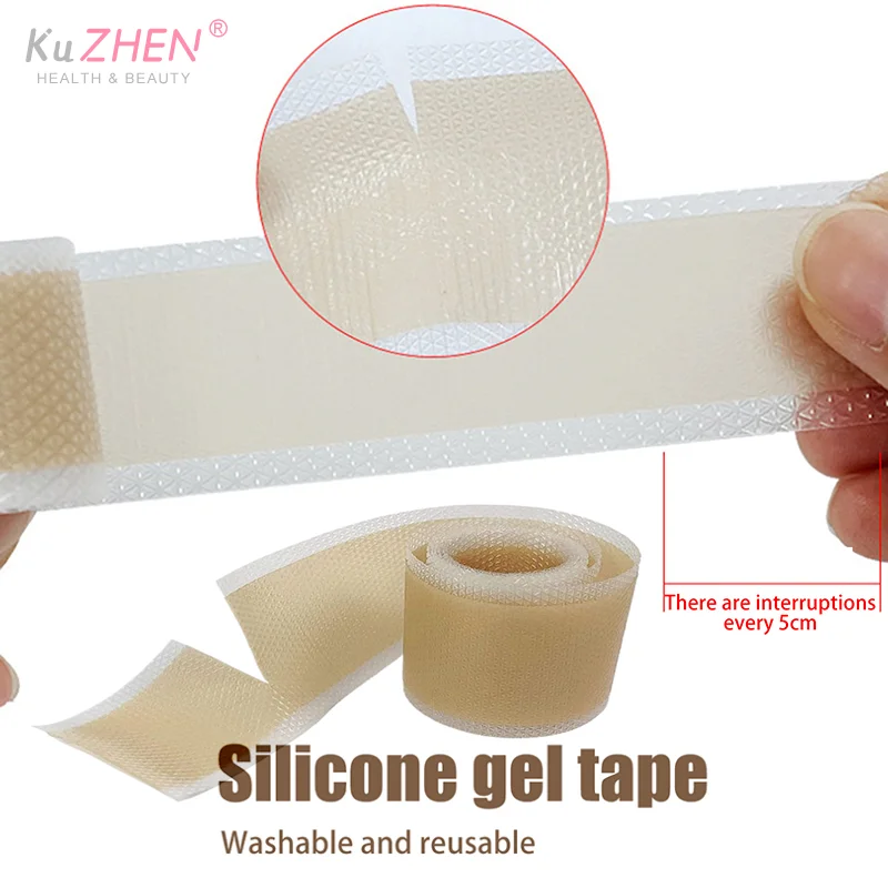 

1Roll 4cmx150cm Silicone Scar Sheets Easy To Tear 4cmX150cm Self-Adhesive Scar Cover Tape Reusable And Effective Skin Care Strip
