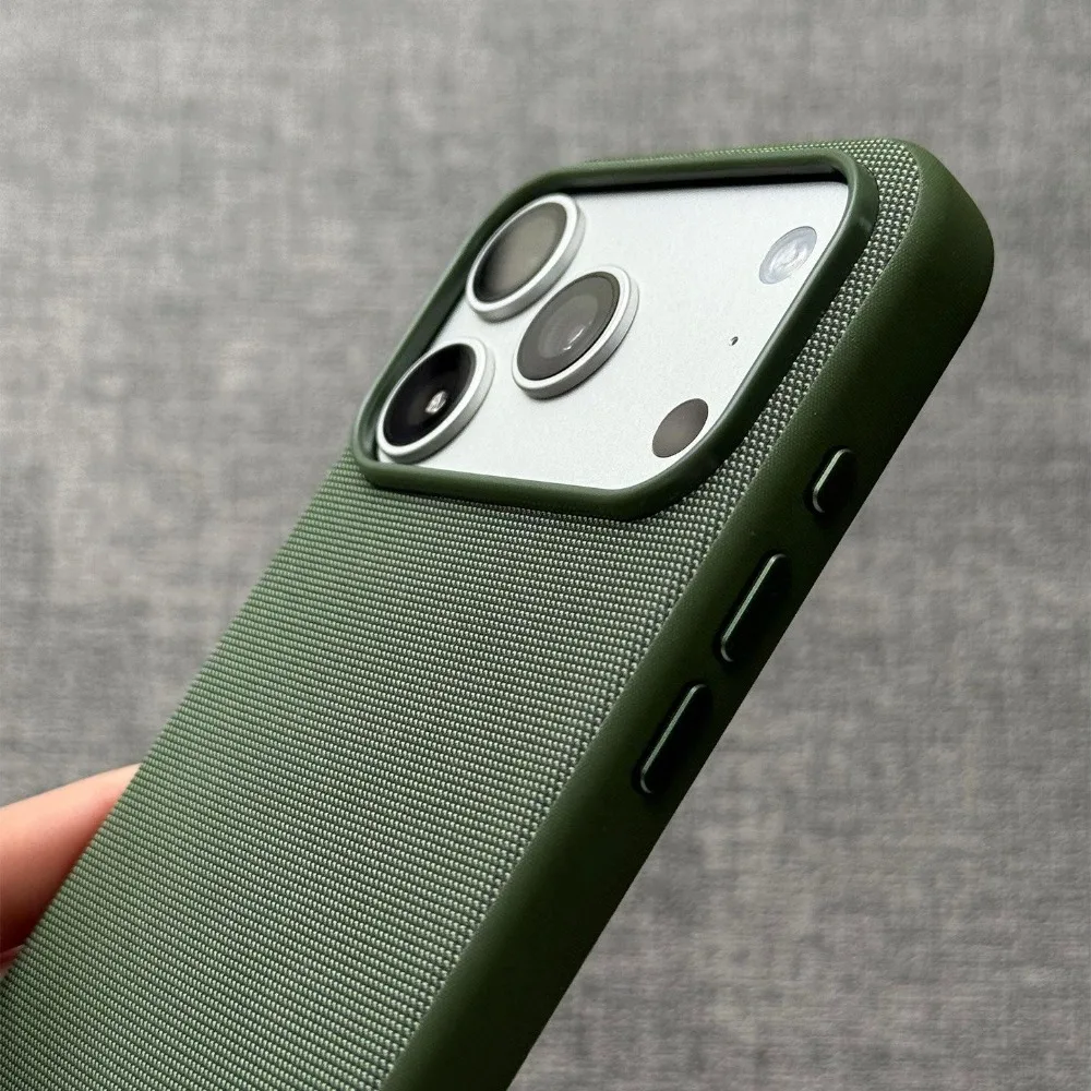 Hochwertige Technologie-Gewebetasche für iPhone 18 Pro 17 16 15 14 13 12 11 Pro Max, offiziell für Magsafe, magnetische Schutzhülle
