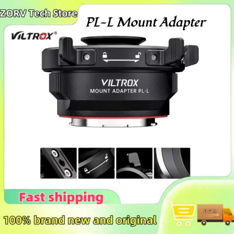 VILTROX PL-L Mount Adapter PL Series Lens for Leica Panasonic Sigma L Sony E Nikon Z Fuji X G Panasonic Olympus M43