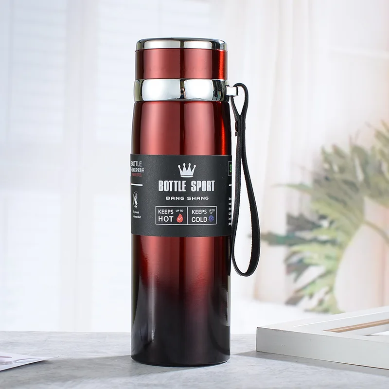 

Stainless Steel Thermos Portable Flask Insulated Tumbler with Rope Thermo Bottle Vacuum Flask Mug Cup Smart Temperature Display