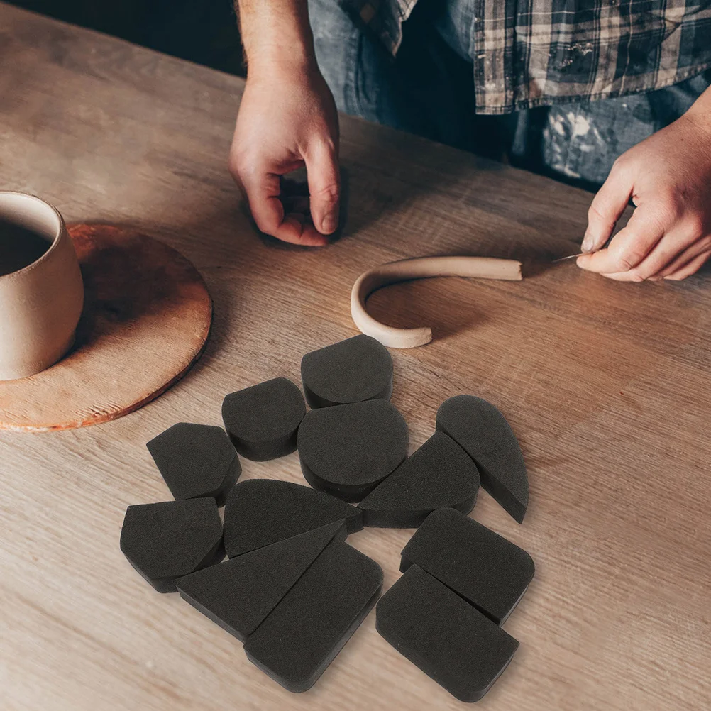 

24Pcs Eva Mug Handle Molds DIY Handle Forms Pottery Clay Cup Mold Tools for Handmade Mug Accessories DIY Manual Mold