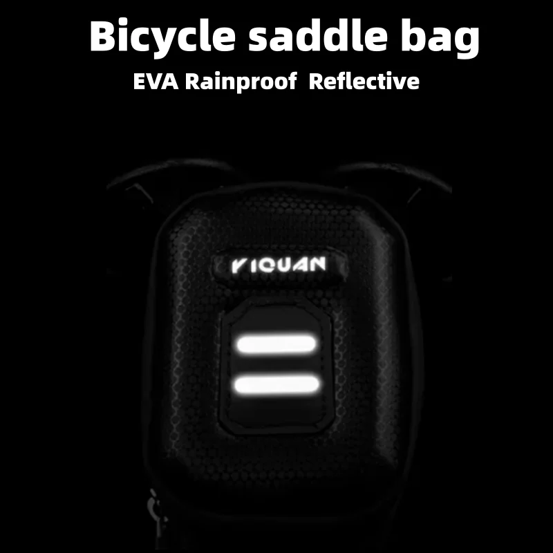 ESLNF Hard Shell BikeTail Bag Waterproof Outdoor Sports Mountain Road Bicycle Saddle Bag EVA Reflection Bicycle Saddle Bag