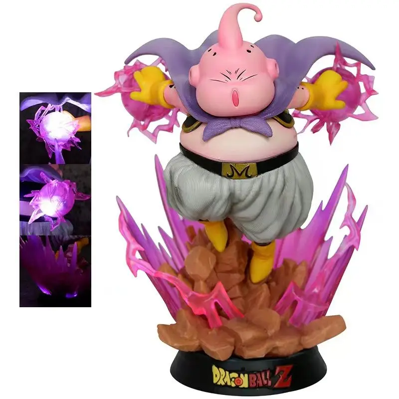 Dragon Ball Anime Figure, Burst Fat Buu, Cute Resonance Series, Shoous Buu, Ornement de bureau, Cadeau de vacances, Vente en gros, Kawaii, 19 cm