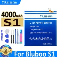 4000mAh S1 YKaiserin Battery for Bluboo S1 Smart Mobile Phone Bateria Batterie Warranty 2 Years + Track Code