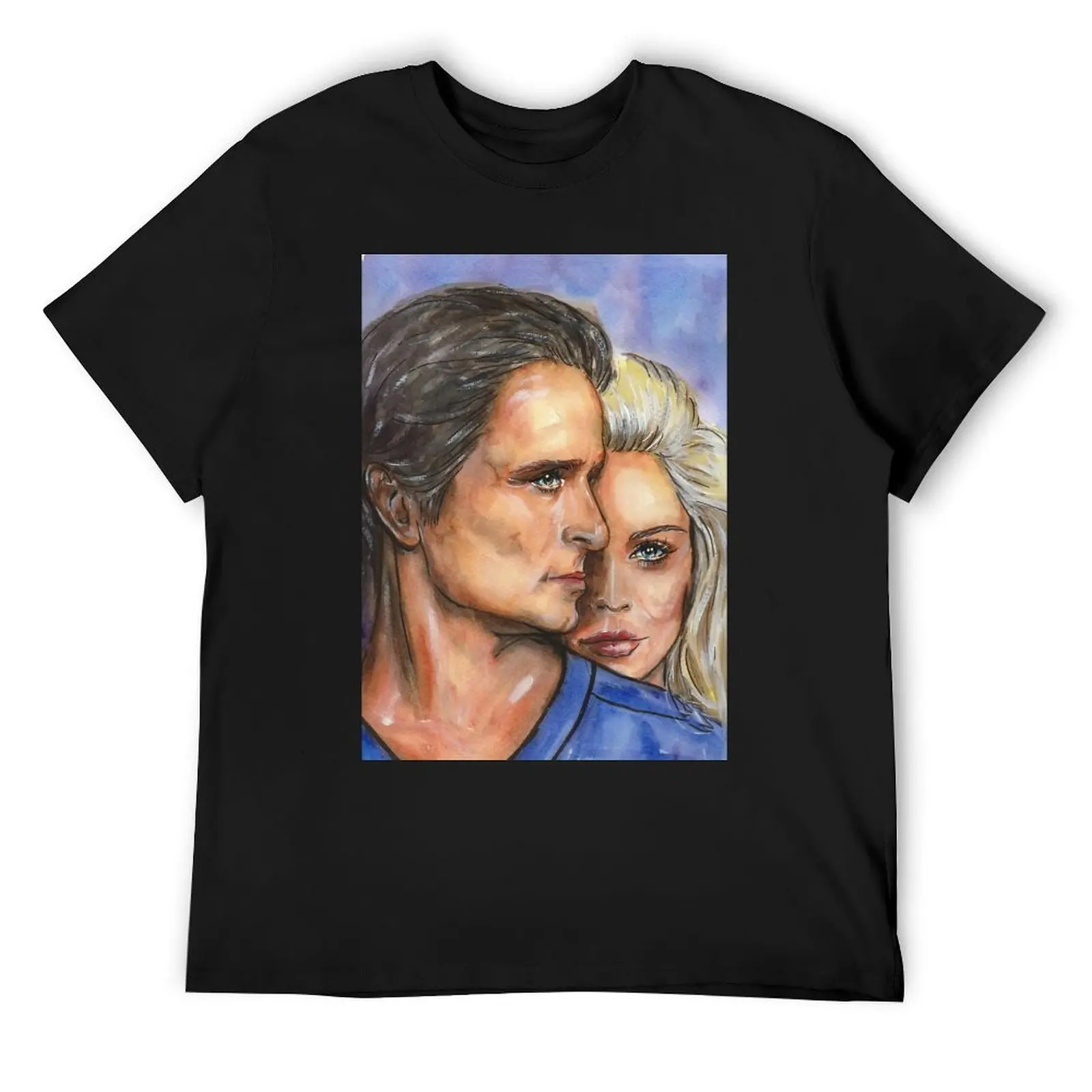 Sharon Stone Michael Douglas Crewneck T-shirt Campaign Tees Funny Graphic Humor Graphic Travel Eur Size