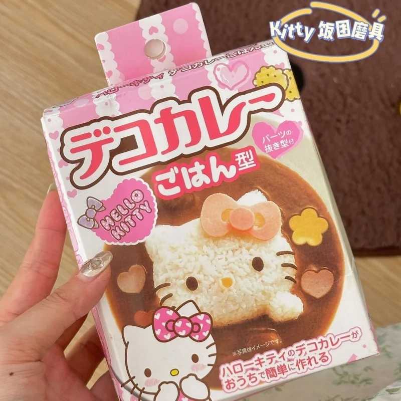 HelloKitty Rice Ball Mold Kawaii DIY Sushi Mold Onigiri Creative Kt Cat Kitchen Curry Rice Sushi Making Tools Bento Accessories