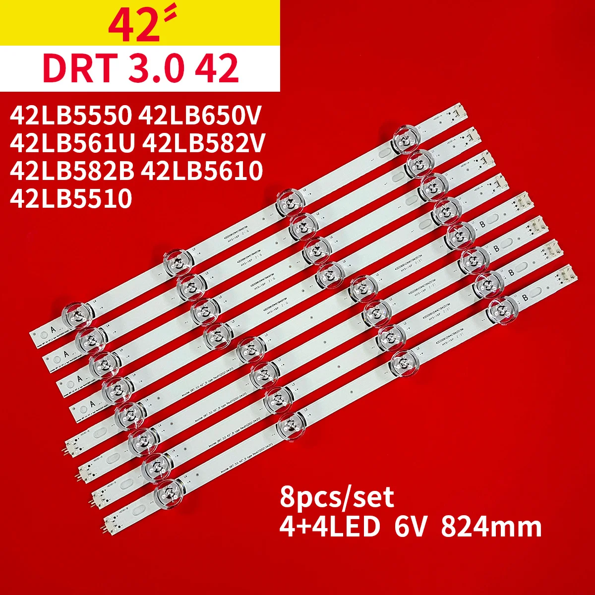 LED backlight strip for drt 3.0 42 DIRECT AGF78402101 NC420DUN-VUBP1 T420HVF07 42LB650V 42LB561U 42LB582V 42LB582B 42LB5550