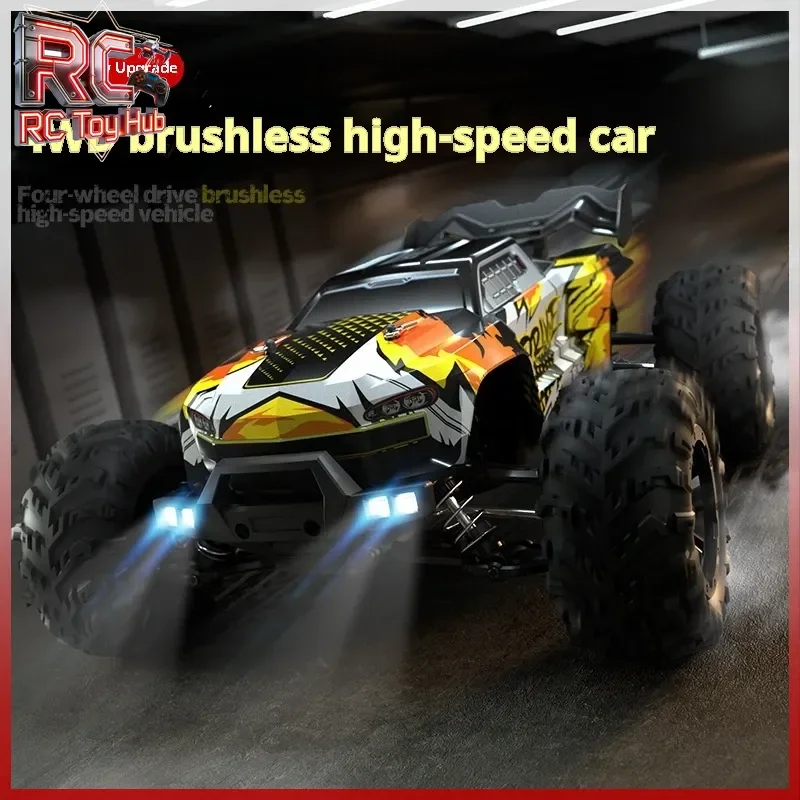 

Радиоуправляемый внедорожник 4WD профессиональный высокоскоростной масштабный радиоуправляемый автомобиль-скалолаз, модель игрушки, трансграничная радиоуправляемая модель 1:16 с бесщеточным двигателем для хобби