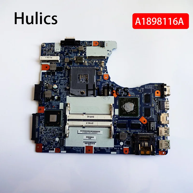 

Hulics Used For SONY VIAO SVE14A SVE14 Series Laptop Motherboard A1898116A MBX-276 HM76 HD 7600M 2GB GPU MB