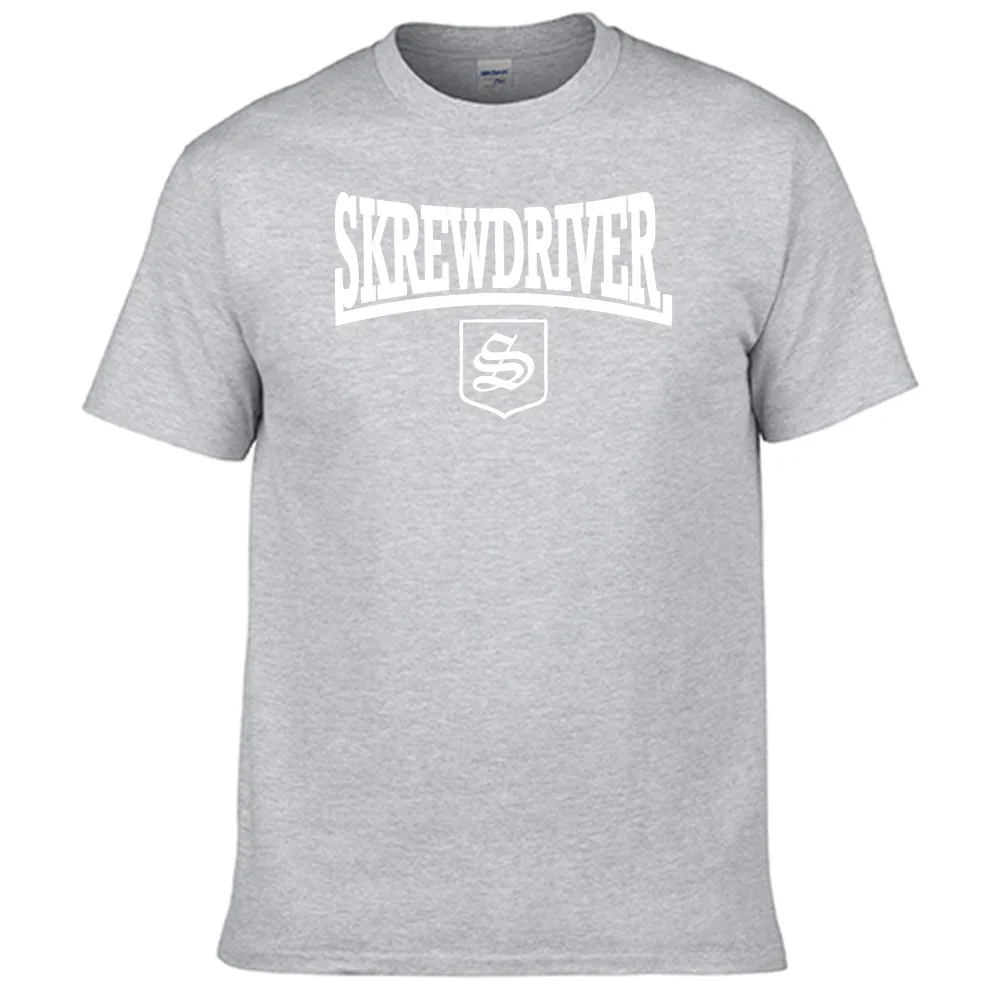 Band Skrewdrivers T Shirt 100% Cotton Men Shirt N017