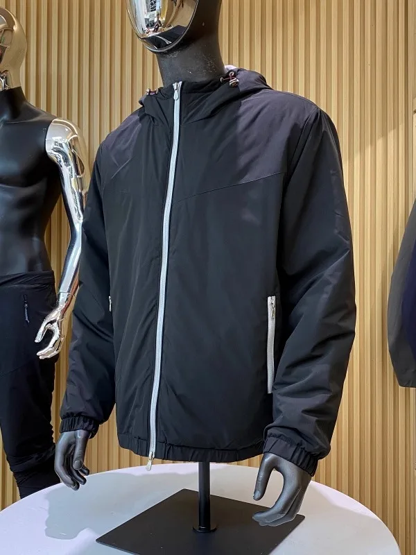 حامل جايت من القطن المملوء بغطاء للرأس من الصوف والحرير للرجال من Faion Urban Sle مناسب للدفء بسحاب من البوليستر #2