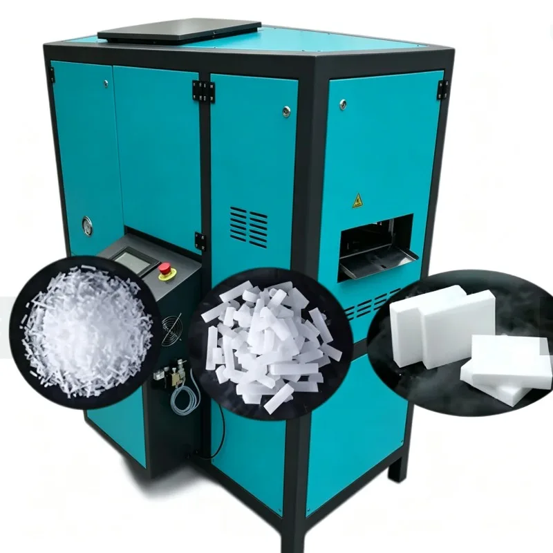 Professional Equipment for Dry Ice Pelletizer 50kg/h Granulator Machine Solid CO2 Maker Heavy Duty for Industrial Cleaning Shop