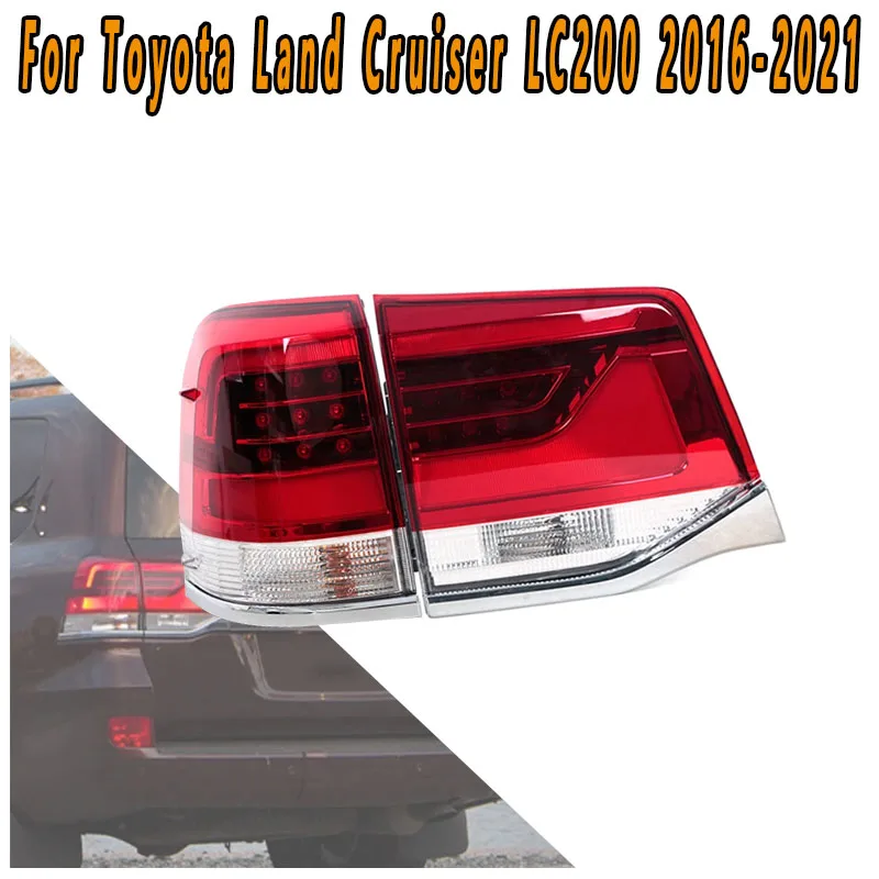 

Suitable For Toyota 2016 2017 2018 2019 2020 2021 Landcruiser LC200 Land Cruiser rear Taillight Reverse Brake Light Assembl